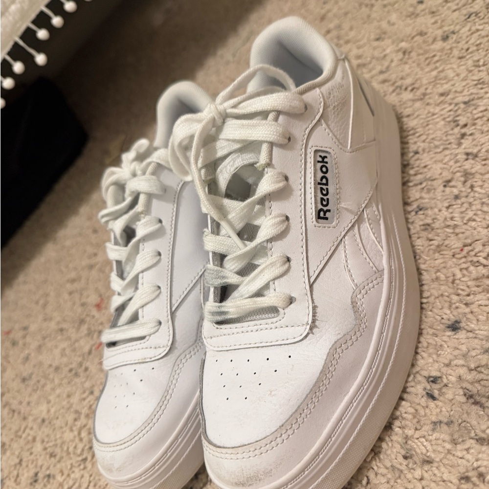 Reebok Classic White Leather Sneakers